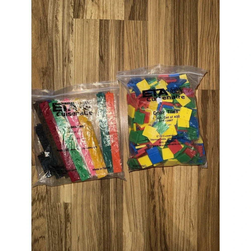 ETA Educational‎ Pop Cubes by Cuisenaire 100 pieces #5810 4288T Set 400